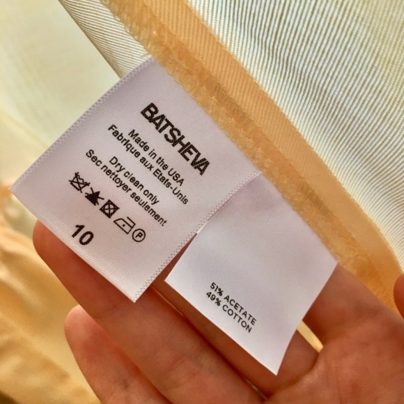 NEW Batsheva Yellow May Dress - Picture 6 of 8